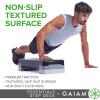 imageGaiam Essentials Exercise Step Platform Aerobic Stepper Bench Fitness Equipment Workout Deck with Adjustable Riser Height ampamp Non Slip Textured Surface Black