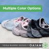 imageGaiam Grippy Studio Yoga Socks for Extra Grip in Standard or Hot YogaGranite