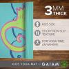 imageGaiam Kids Yoga Mat Exercise Mat Yoga for Kids with Fun Prints  Playtime for Babies Active ampamp Calm Toddlers and Young Children 60quot L x 24quot W x 3mm ThickSeahorse