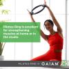 imageGaiam Pilates Ring Fitness Circle  Lightweight ampamp Durable Foam Padded Handles Flexible Resistance Exercise Equipment for Toning Arms ThighsLegs ampamp CoreBlack