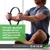 imageGaiam Pilates Ring Fitness Circle  Lightweight ampamp Durable Foam Padded Handles Flexible Resistance Exercise Equipment for Toning Arms ThighsLegs ampamp CoreBlack