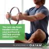 imageGaiam Pilates Ring Fitness Circle  Lightweight ampamp Durable Foam Padded Handles Flexible Resistance Exercise Equipment for Toning Arms ThighsLegs ampamp CoreDusty PinkSeafoam