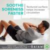 imageGaiam Restore Compact Textured Foam Roller for Muscle Repair and Exercise  12L X 4quot Diameter Massager Roller  Ideal for Improved Circulation and Easing Muscle Tension