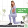 imageGaiam Restore Mini Band Kit Set of 3 Light Medium Heavy Lower Body Loop Resistance Bands for Legs and Booty Exercises ampamp Workouts 12quot x 2quot Bands