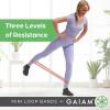 imageGaiam Restore Mini Band Kit Set of 3 Light Medium Heavy Lower Body Loop Resistance Bands for Legs and Booty Exercises ampamp Workouts 12quot x 2quot Bands