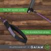 imageGaiam Restore Pilates Bar Reformer Kit  Home Fitness Equipment for Total Body Workout  Includes Bar Two 30Inch Resistance Band Cords with Attached Foot Strap Loops  Exercise Guide Included