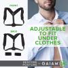 imageGaiam Restore Posture Corrector for Women ampamp Men  Back Straightener Adjustable Straps Compact Brace Support for Clavicle Neck Shoulder Invisible Pain ReliefClassic
