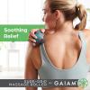 imageGaiam Restore Rolling Massager SureGrip Ergonomic 360 EasyGlide Muscle Roller for Full Body Relief TravelFriendly Design Massage Tool to Help with Sore Muscles and PostWorkout Recovery