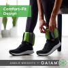 imageGaiam Wrist and Ankle Weights Wearable Bracelet to Strengthen5Pound Set 25lbs Each
