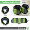 imageGaiam Wrist and Ankle Weights Wearable Bracelet to Strengthen5Pound Set 25lbs Each