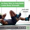 imageGaiam Wrist and Ankle Weights Wearable Bracelet to Strengthen5Pound Set 25lbs Each