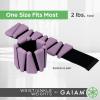imageGaiam Wrist and Ankle Weights Wearable Bracelet to StrengthenDusty Lavender2LB Set of 2 1lb Weights