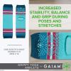imageGaiam Yoga Sock Anklets  Grippy Leg Warmer Ankle Socks for Yoga Barre Pilates Dance AerobicsBermuda Blue