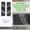 imageGaiam Yoga Sock Anklets  Grippy Leg Warmer Ankle Socks for Yoga Barre Pilates Dance AerobicsSmokey Grey
