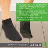 imageGaiam Yoga Socks Non Slip Fitness Sock Grips for Women ampamp Men Ideal for Home Use ampamp All Types of Yoga Barre DanceBlackBlack 2pack
