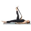 imageGaiam Yoga Strap Premium Athletic Stretch Band with Adjustable Metal DRing Buckle Loop  Exercise ampamp Fitness Stretching for Yoga Pilates Physical Therapy Dance Gym WorkoutsBlack 8ft