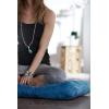 imageGaiam Zabuton Meditation Cushion  Yoga Pillow Designed for Comfort During Meditation  Soft and Thick Floor Pillow for Pressure Relief  Machine Washable Cover  35quot L x 24quot W x 4quot H