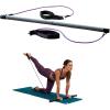 imageGaiam Restore Pilates Bar Reformer Kit  Home Fitness Equipment for Total Body Workout  Includes Bar Two 30Inch Resistance Band Cords with Attached Foot Strap Loops  Exercise Guide Included