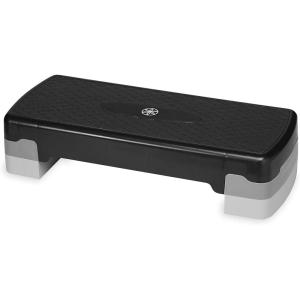 imageGaiam Essentials Exercise Step Platform Aerobic Stepper Bench Fitness Equipment Workout Deck with Adjustable Riser Height ampamp Non Slip Textured Surface Black