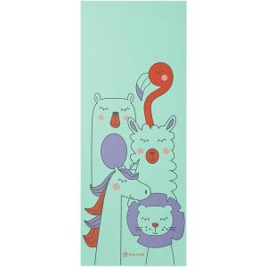 imageGaiam Kids Yoga Mat Exercise Mat Yoga for Kids with Fun Prints  Playtime for Babies Active ampamp Calm Toddlers and Young Children 60quot L x 24quot W x 3mm ThickAnimal Surprise