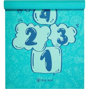 imageGaiam Kids Yoga Mat Exercise Mat Yoga for Kids with Fun Prints  Playtime for Babies Active ampamp Calm Toddlers and Young Children 60quot L x 24quot W x 3mm ThickHopscotch