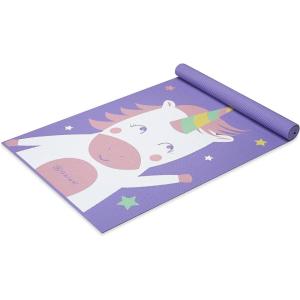 imageGaiam Kids Yoga Mat Exercise Mat Yoga for Kids with Fun Prints  Playtime for Babies Active ampamp Calm Toddlers and Young Children 60quot L x 24quot W x 3mm ThickTwinkle Toes