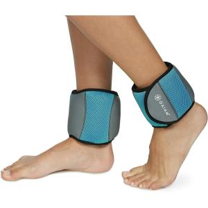 imageGaiam Wrist and Ankle Weights Wearable Bracelet to Strengthen10Pound Set 5lbs Each