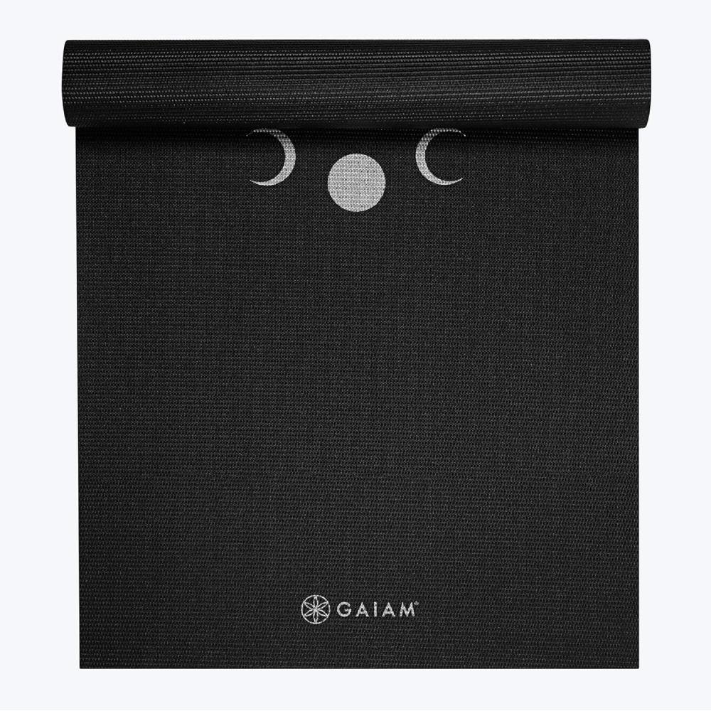 imageGaiam Yoga Mat  Premium 6mm Print Extra Thick Non Slip Exercise ampamp Fitness Mat for All Types of Yoga Pilates ampamp Floor Workouts 68quotL x 24quotW x 6mm ThickNew Moon