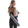 imageGaiam EasyCinch Yoga Mat Sling  Durable Carrying Strap for Yoga Mat with Metal DRings for Secure Fit No Mat IncludedFuchsia Or Blue