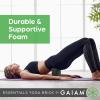 imageGaiam Essentials Yoga Brick EVA Foam Block Accessories for Yoga Meditation Pilates Stretching  2 PackBlack