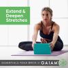 imageGaiam Essentials Yoga Brick EVA Foam Block Accessories for Yoga Meditation Pilates Stretching  2 PackTeal