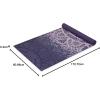 imageGaiam Print Yoga Mat Non Slip Exercise ampamp Fitness Mat for All Types of Yoga Pilates ampamp Floor ExercisesPurple Lattice