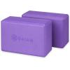 imageGaiam Yoga Block  Supportive LatexFree Eva Foam  Soft NonSlip Surface with Beveled Edges for Yoga Pilates Meditation  Yoga Accessories for Stability Balance Deepen StretchesDeep Purple