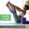 imageGaiam Yoga Block  Supportive LatexFree Eva Foam  Soft NonSlip Surface with Beveled Edges for Yoga Pilates Meditation  Yoga Accessories for Stability Balance Deepen StretchesGrey