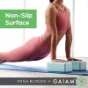 imageGaiam Yoga Block  Supportive LatexFree Eva Foam  Soft NonSlip Surface with Beveled Edges for Yoga Pilates Meditation  Yoga Accessories for Stability Balance Deepen StretchesVivid Blue