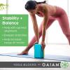 imageGaiam Yoga Block  Supportive LatexFree Eva Foam  Soft NonSlip Surface with Beveled Edges for Yoga Pilates Meditation  Yoga Accessories for Stability Balance Deepen StretchesTriColor Teal Tonal