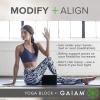 imageGaiam Yoga Block  Supportive LatexFree Eva Foam  Soft NonSlip Surface with Beveled Edges for Yoga Pilates Meditation  Yoga Accessories for Stability Balance Deepen StretchesBattleship Point