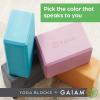 imageGaiam Yoga Block  Supportive LatexFree Eva Foam  Soft NonSlip Surface with Beveled Edges for Yoga Pilates Meditation  Yoga Accessories for Stability Balance Deepen StretchesVivid Blue