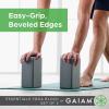 imageGaiam Yoga Block  Supportive LatexFree Eva Foam  Soft NonSlip Surface with Beveled Edges for Yoga Pilates Meditation  Yoga Accessories for Stability Balance Deepen StretchesVivid Blue