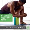 imageGaiam Yoga Block  Supportive LatexFree Eva Foam  Soft NonSlip Surface with Beveled Edges for Yoga Pilates Meditation  Yoga Accessories for Stability Balance Deepen StretchesLush Teal