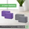 imageGaiam Yoga Block  Supportive LatexFree Eva Foam  Soft NonSlip Surface with Beveled Edges for Yoga Pilates Meditation  Yoga Accessories for Stability Balance Deepen StretchesVivid Blue
