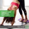 imageGaiam Yoga Block Wedge  Lightweight EVA Foam  Yoga Wedge for Wrist and Lower Back Support  Slant Board for Comfortable Yoga Poses and Angles 20quot L x 6quot W x 2quot H Deep Purple
