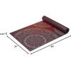 imageGaiam Yoga Mat  Premium 6mm Print Extra Thick Non Slip Exercise ampamp Fitness Mat for All Types of Yoga Pilates ampamp Floor Workouts 68quotL x 24quotW x 6mm ThickMetallic Sunset