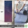 imageGaiam Yoga Mat  Premium 6mm Print Extra Thick Non Slip Exercise ampamp Fitness Mat for All Types of Yoga Pilates ampamp Floor Workouts 68quotL x 24quotW x 6mm ThickSublime Sky