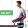 imageGaiam Yoga Mat Strap Slap Band  Keeps Your Mat Tightly Rolled and Secure with One Snap  Strong Clasp for Yoga Mat Storage and Travel  Fits Most Size Mats 20quotL x 15quotW Black