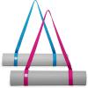 imageGaiam EasyCinch Yoga Mat Sling  Durable Carrying Strap for Yoga Mat with Metal DRings for Secure Fit No Mat IncludedFuchsia Or Blue