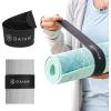 imageGaiam Yoga Mat Strap Slap Band  Keeps Your Mat Tightly Rolled and Secure with One Snap  Strong Clasp for Yoga Mat Storage and Travel  Fits Most Size Mats 20quotL x 15quotW Black