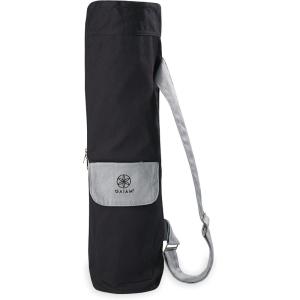 imageGaiam Cargo Yoga Mat Bag FullZipper Yoga Mat Carrier with Adjustable Strap Front ampamp Exterior Phone Pocket with Earbuds Slit Stylish ampamp Functional Fitness Mat Holder for Women ampamp MenGranite Storm