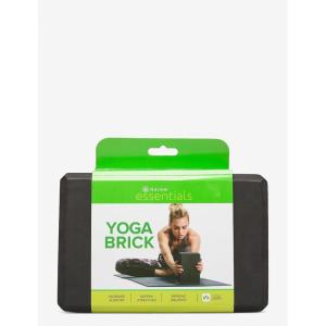 imageGaiam Essentials Yoga Brick EVA Foam Block Accessories for Yoga Meditation Pilates Stretching  2 PackBlack