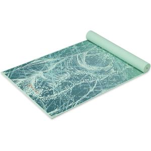 imageGaiam Print Yoga Mat Non Slip Exercise ampamp Fitness Mat for All Types of Yoga Pilates ampamp Floor ExercisesWhirling Whisper